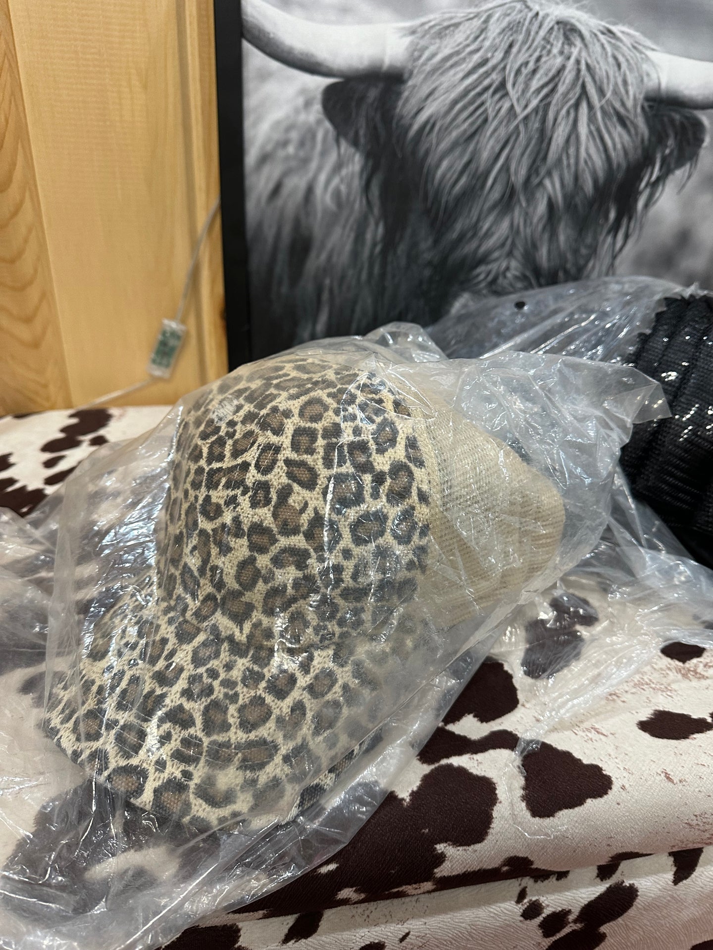 Cheetah hats brown