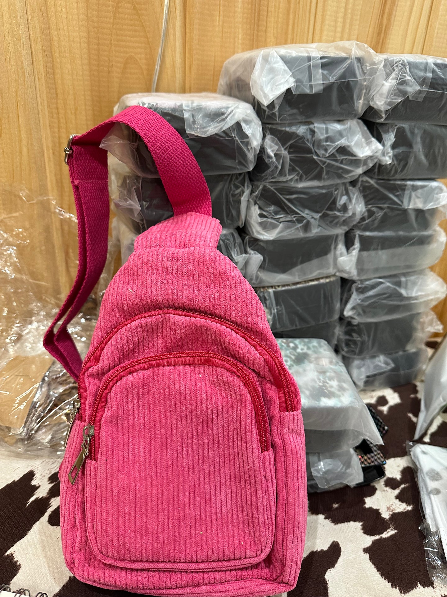 Pink crossbody
