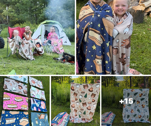 Cozy camping blankets