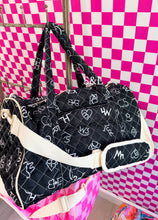 In stock quilted duffle bags