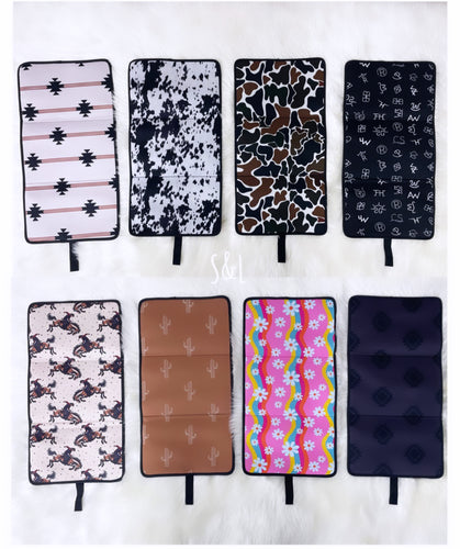 Travel baby changing pads