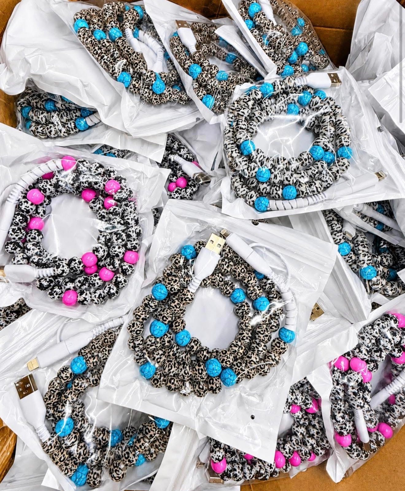 Darlin’ beaded chargers (sent randomly) sale