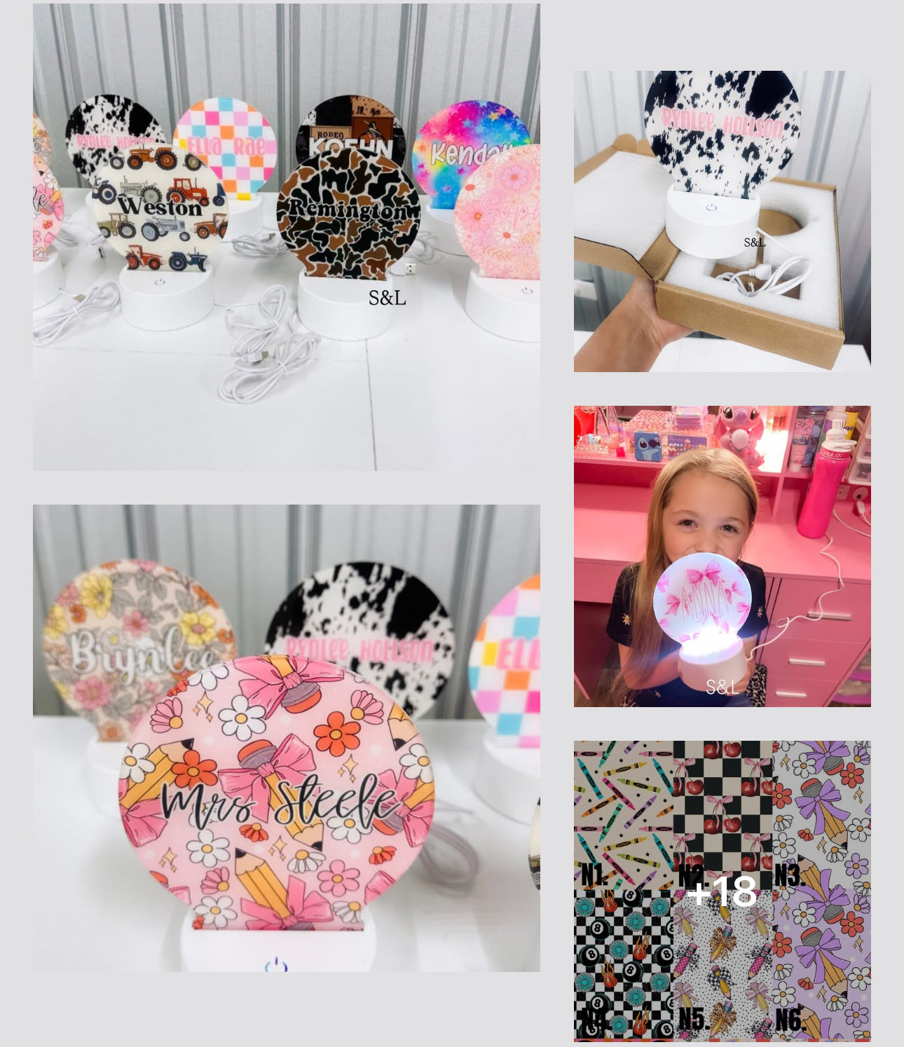 Night lights (ENDJUNE) Leave order details in the note to sellers box