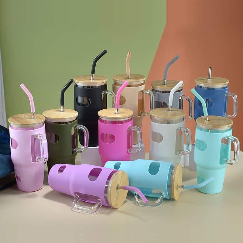 silicone glass 30oz cups *no straw