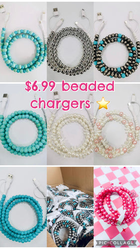 $6.99 mystery beaded chargers (arrival mid March) sent randomly
